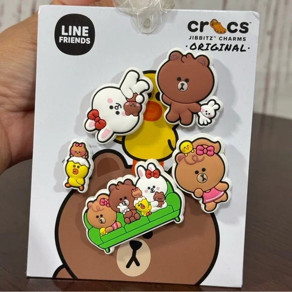 Crocs X Line Friend limited edition Jibbitz Charms Line Friends pack set - Main Image